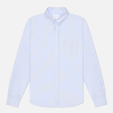 Мужская рубашка Norse Projects Norse Standard Oxford BD, цвет голубой, размер L