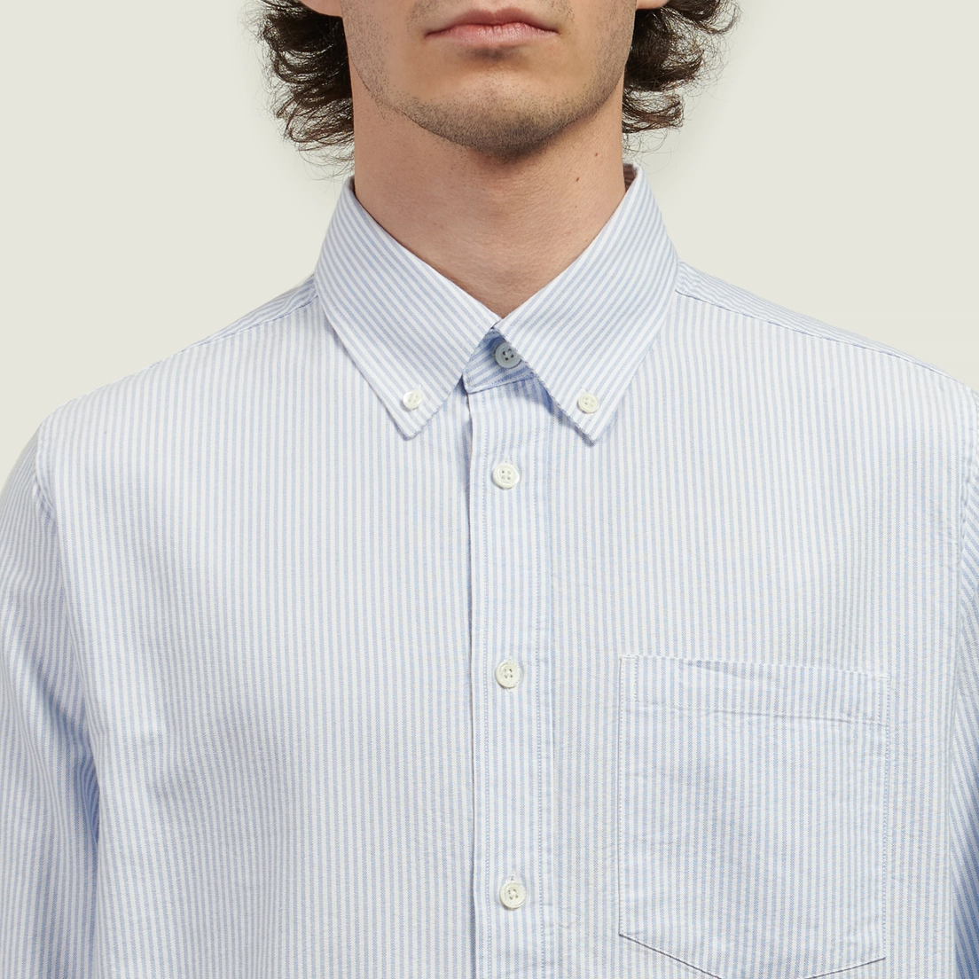 Norse Projects Мужская рубашка Norse Standard Oxford BD