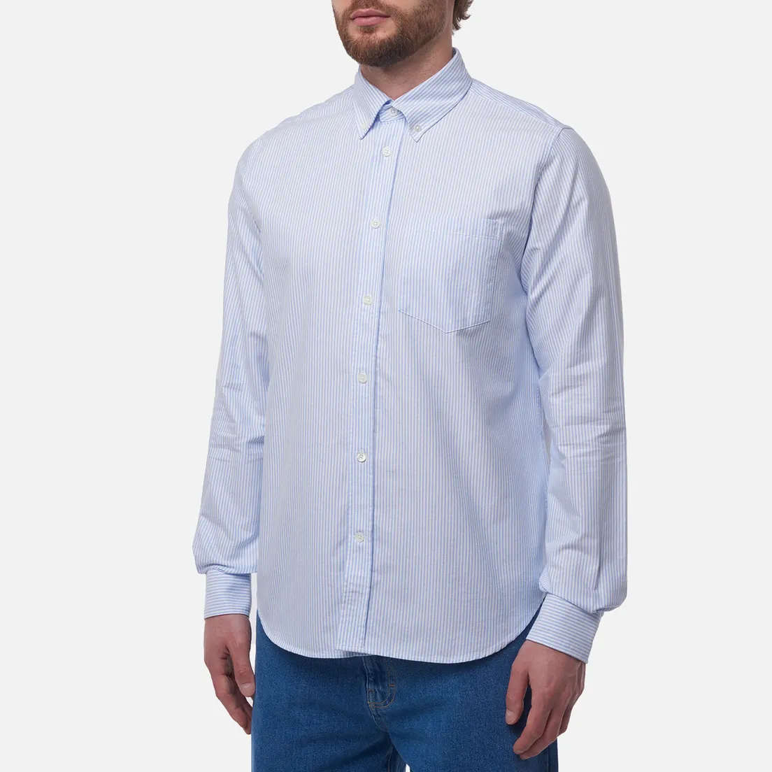 Norse Projects Мужская рубашка Norse Standard Oxford BD