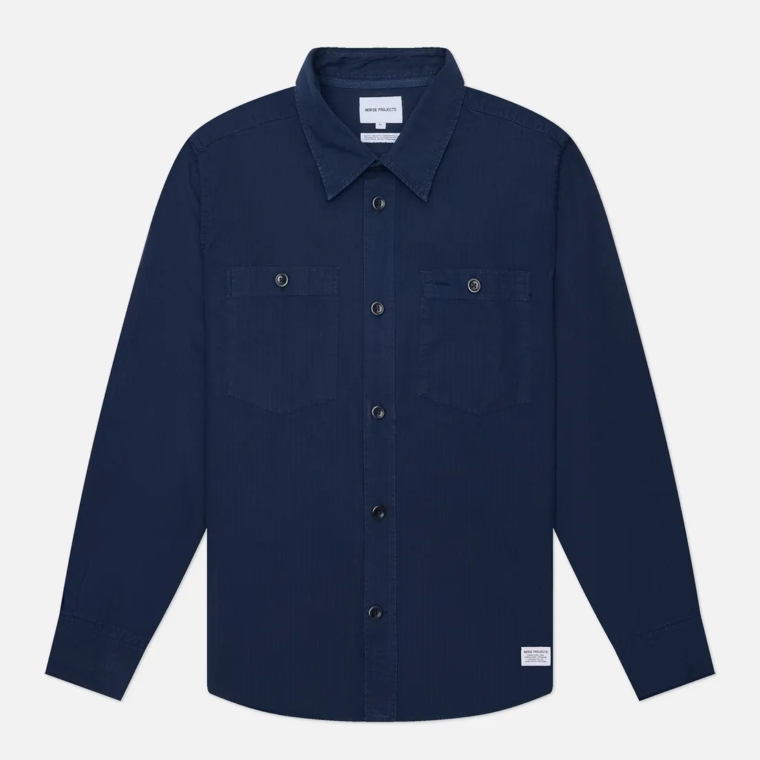 Norse Projects Мужская рубашка Algot Cotton Ripstop Relaxed
