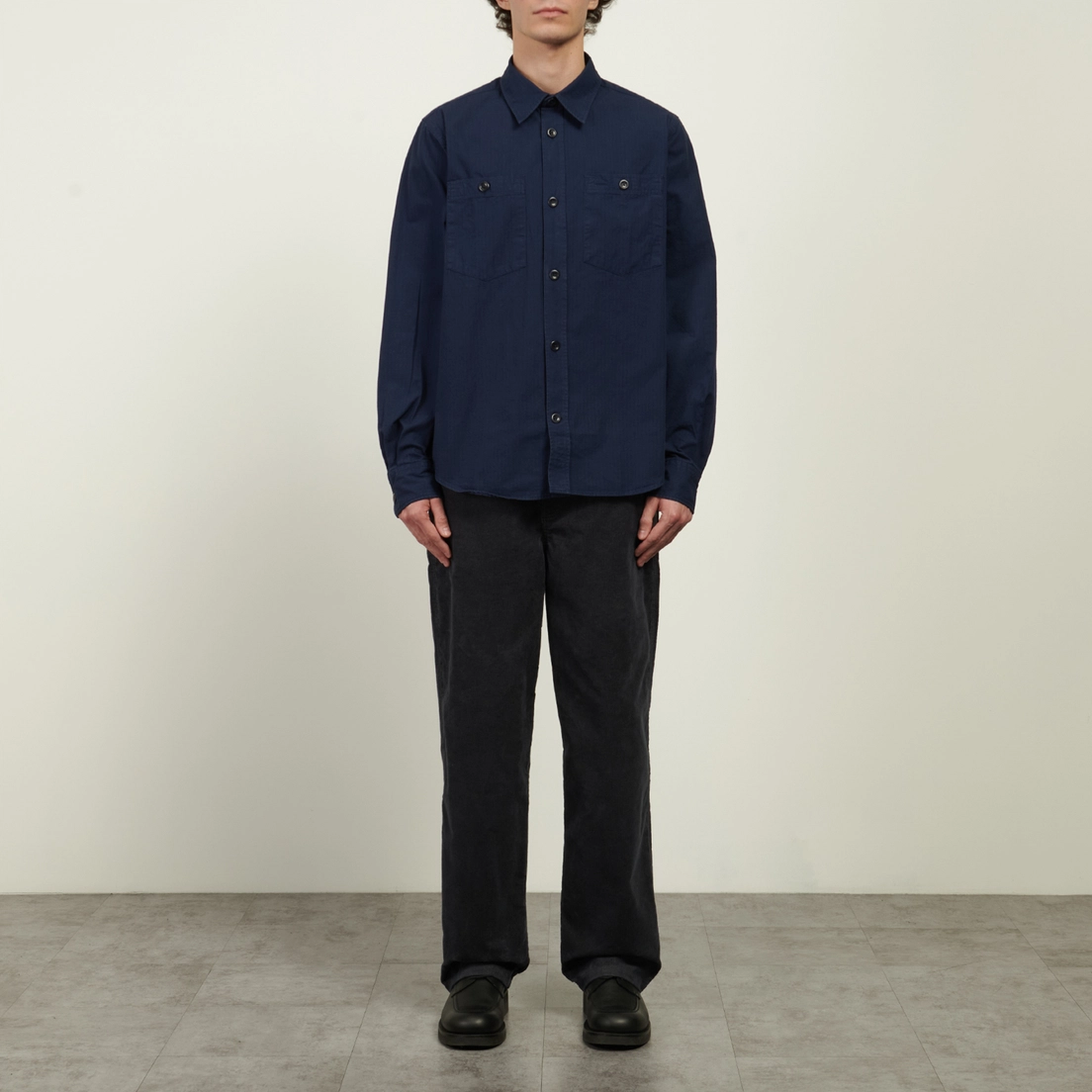 Norse Projects Мужская рубашка Algot Cotton Ripstop Relaxed