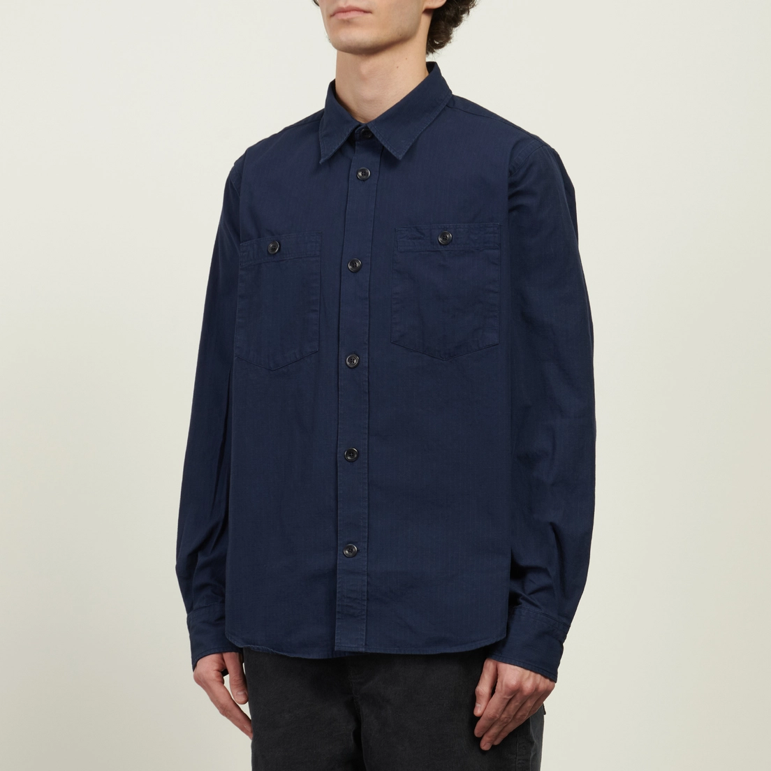 Norse Projects Мужская рубашка Algot Cotton Ripstop Relaxed