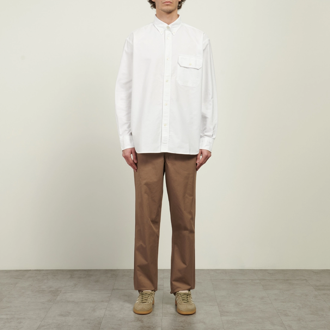 Norse Projects Мужская рубашка Ole Oversized GMD Oxford