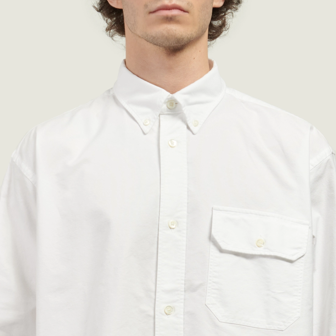 Norse Projects Мужская рубашка Ole Oversized GMD Oxford