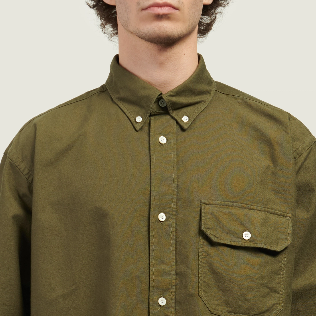 Norse Projects Мужская рубашка Ole Oversized GMD Oxford