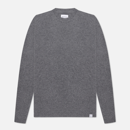 Мужской свитер Norse Projects Sigfred Lambswool, цвет серый, размер XXL