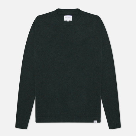 Мужской свитер Norse Projects Sigfred Lambswool, цвет зелёный, размер XXL