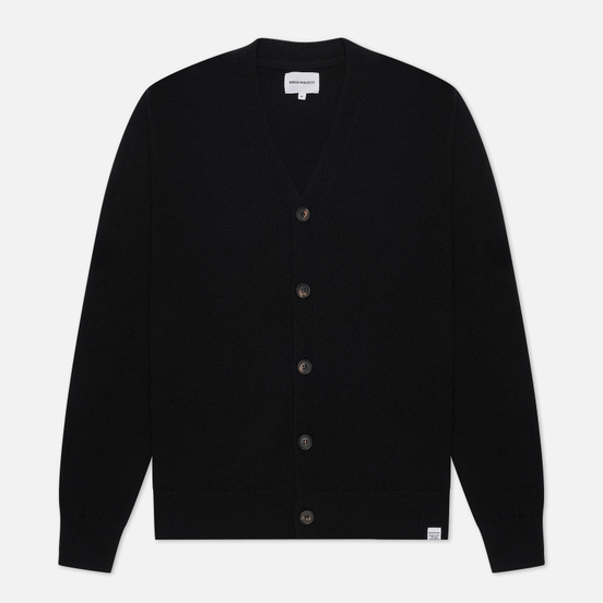 Мужской кардиган Norse Projects Adam Lambswool Black