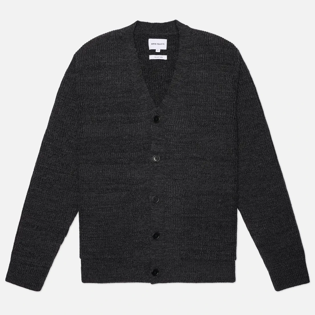 Norse Projects Мужской кардиган Loki Wool Cotton Rib