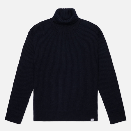 Мужской свитер Norse Projects Frey Wool Cotton Fisherman, цвет синий, размер M