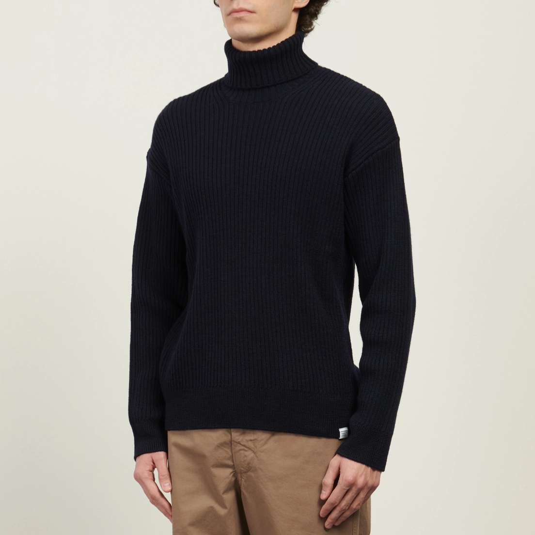 Norse Projects Мужской свитер Frey Wool Cotton Fisherman