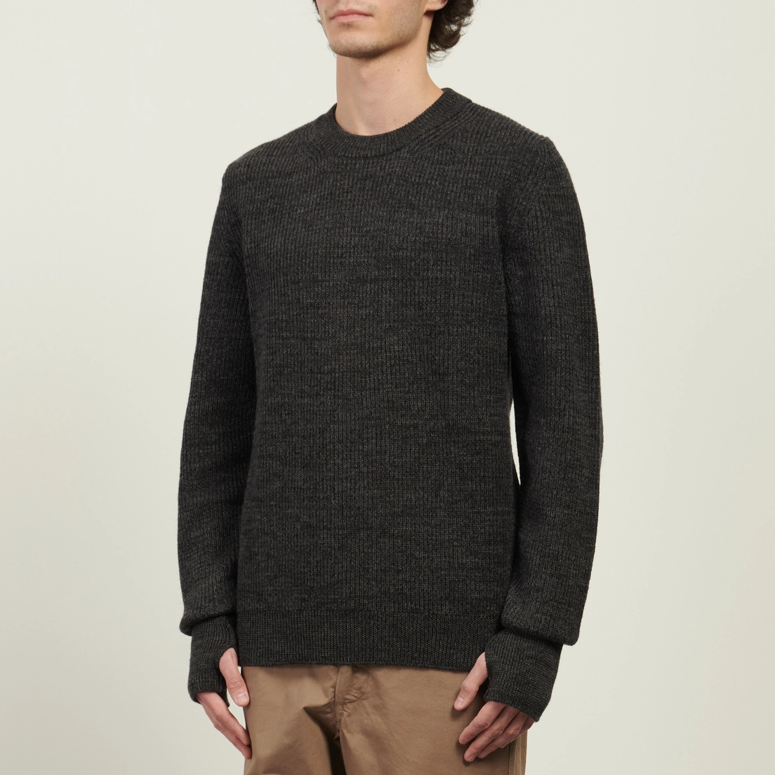 Norse Projects Мужской свитер Henning Cotton Wool Rib