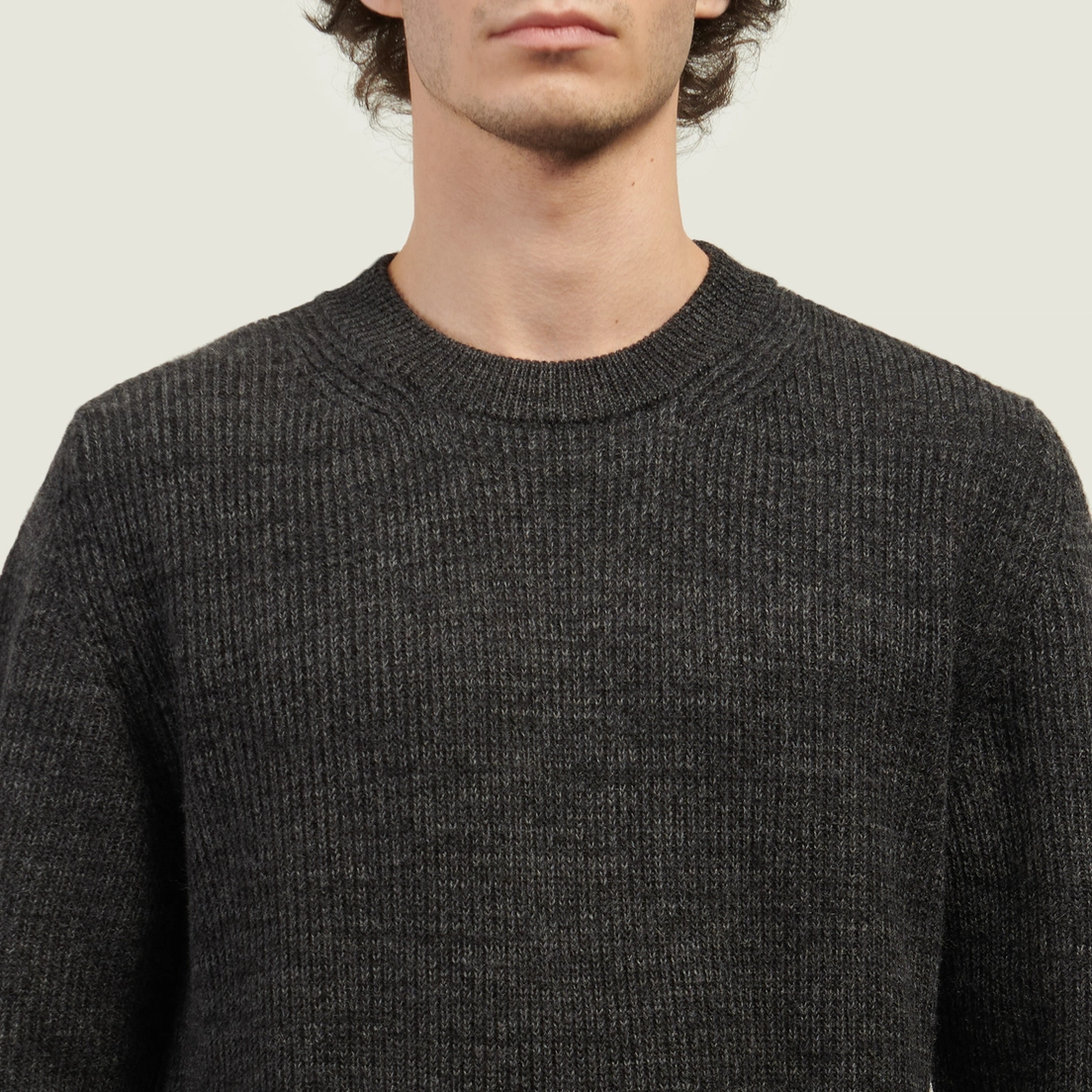 Norse Projects Мужской свитер Henning Cotton Wool Rib