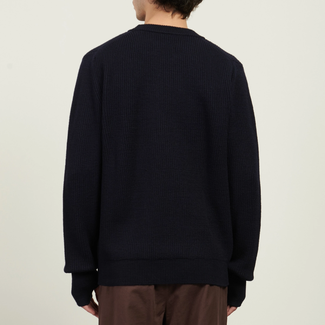 Norse Projects Мужской свитер Henning Cotton Wool Rib