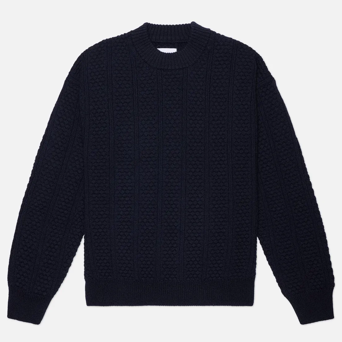 Norse Projects Мужской свитер Storm Bubble Rib Knit Crewneck