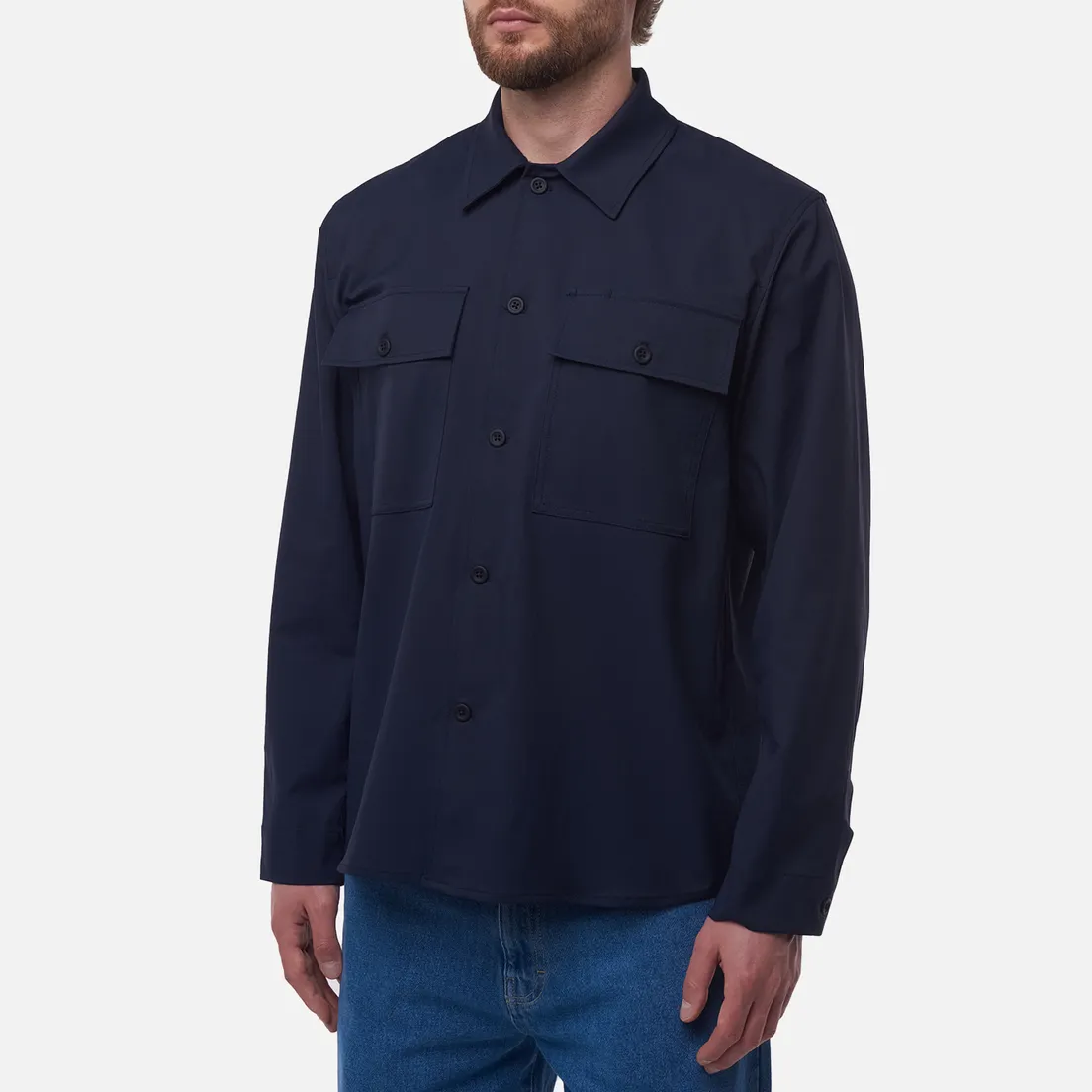 Norse Projects Мужская рубашка Hjalmer Solotex Twill Overshirt