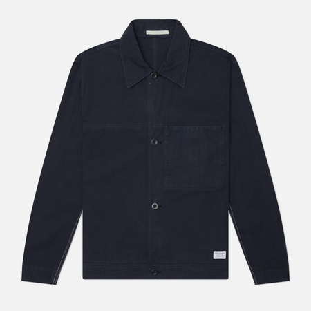 Мужская рубашка Norse Projects Arresskov Compact Cotton, цвет синий, размер M