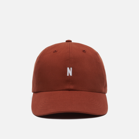 Кепка Norse Projects Twill Sports Madder Brown