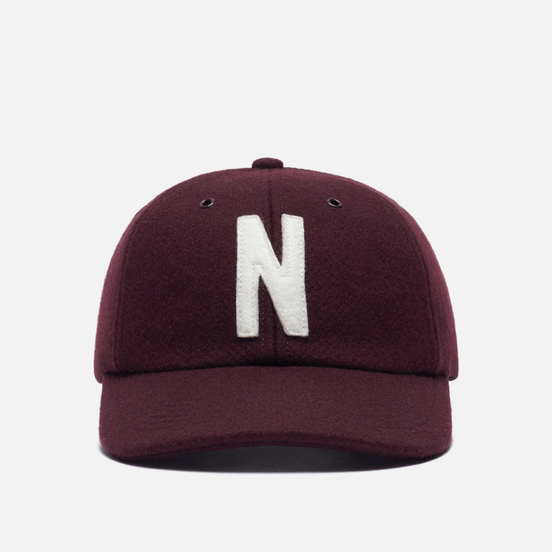 Кепка Norse Projects Wool Sports Eggplant Brown