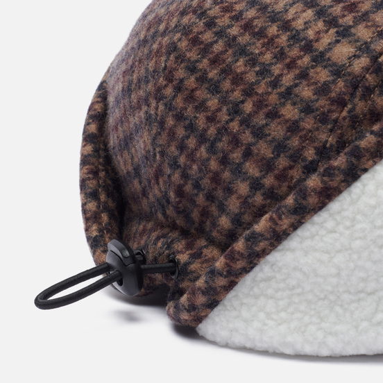 Кепка Norse Projects Wool Flannel Flap Utility Khaki Check