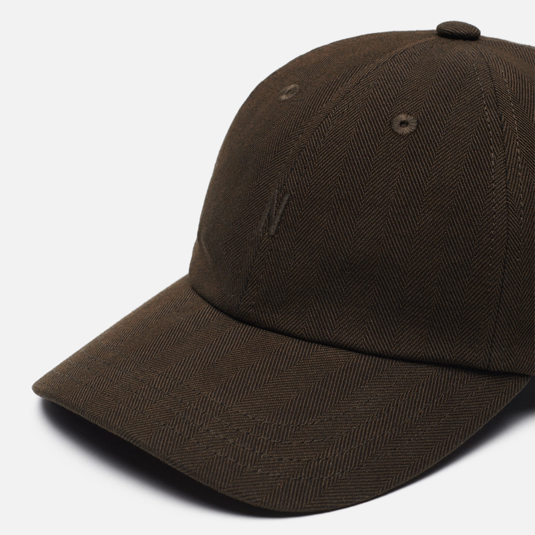 Norse Projects Кепка Cotton Wool Herringbone Twill 6-Panel