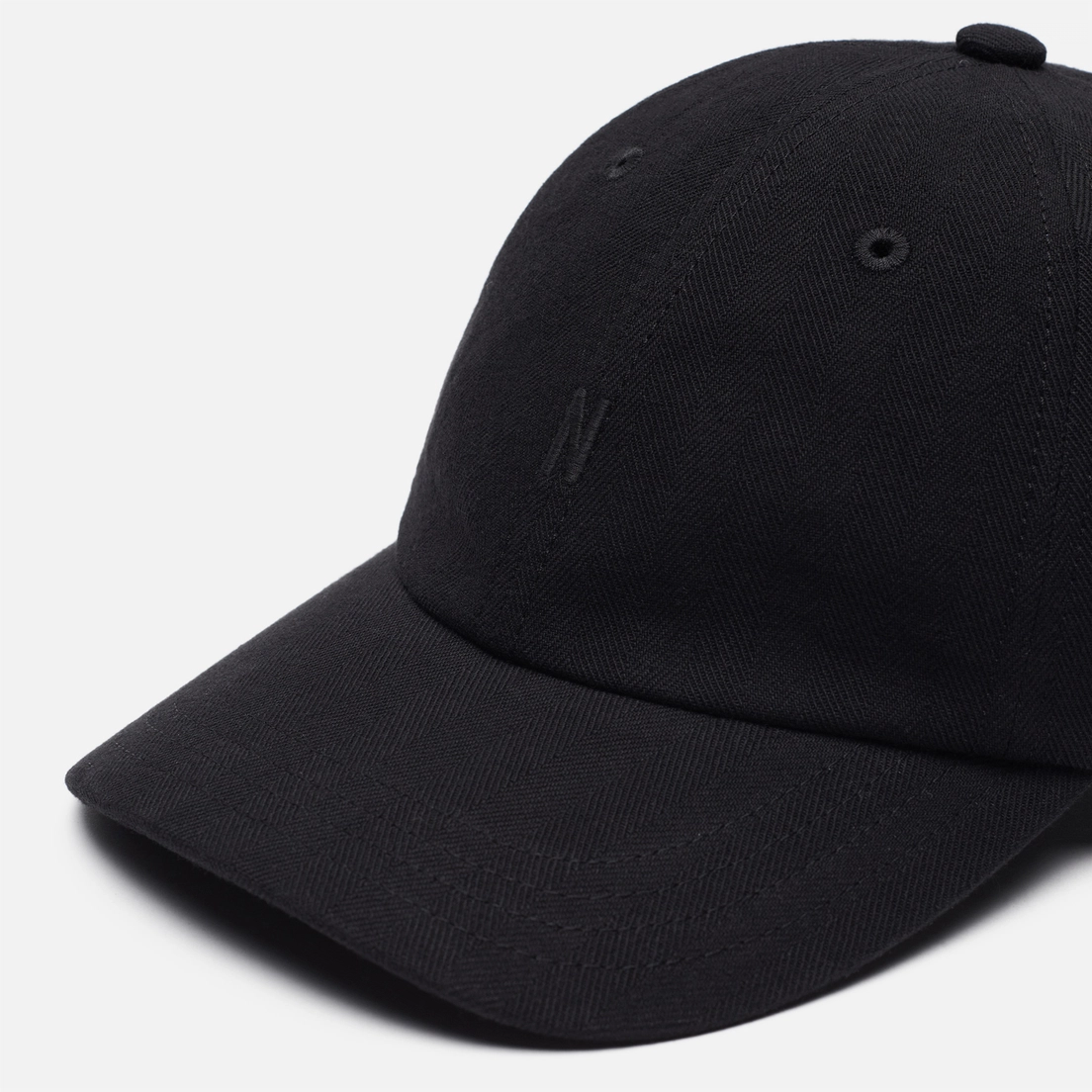Norse Projects Кепка Cotton Wool Herringbone Twill 6-Panel