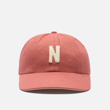 Кепка Norse Projects Light Canvas Felt N 8 Panel, цвет розовый