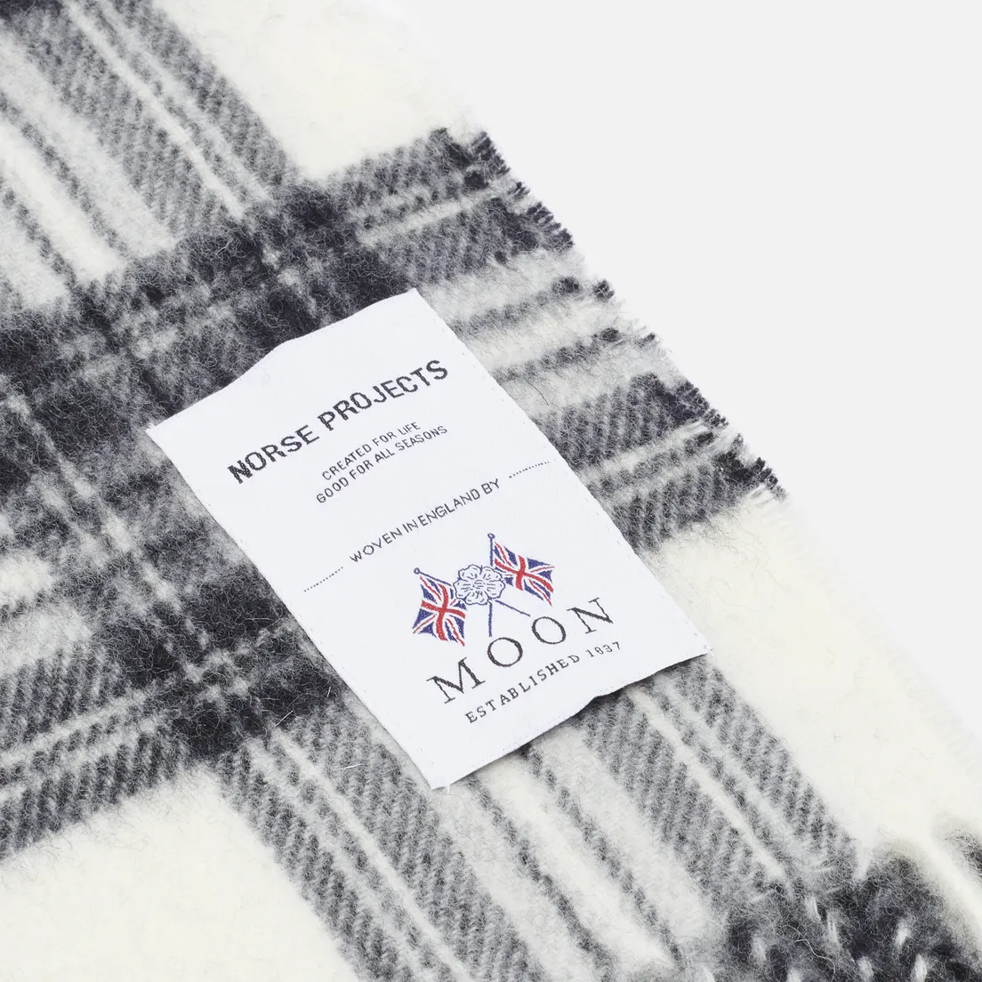 Norse Projects Шарф Moon Checked Lambswool