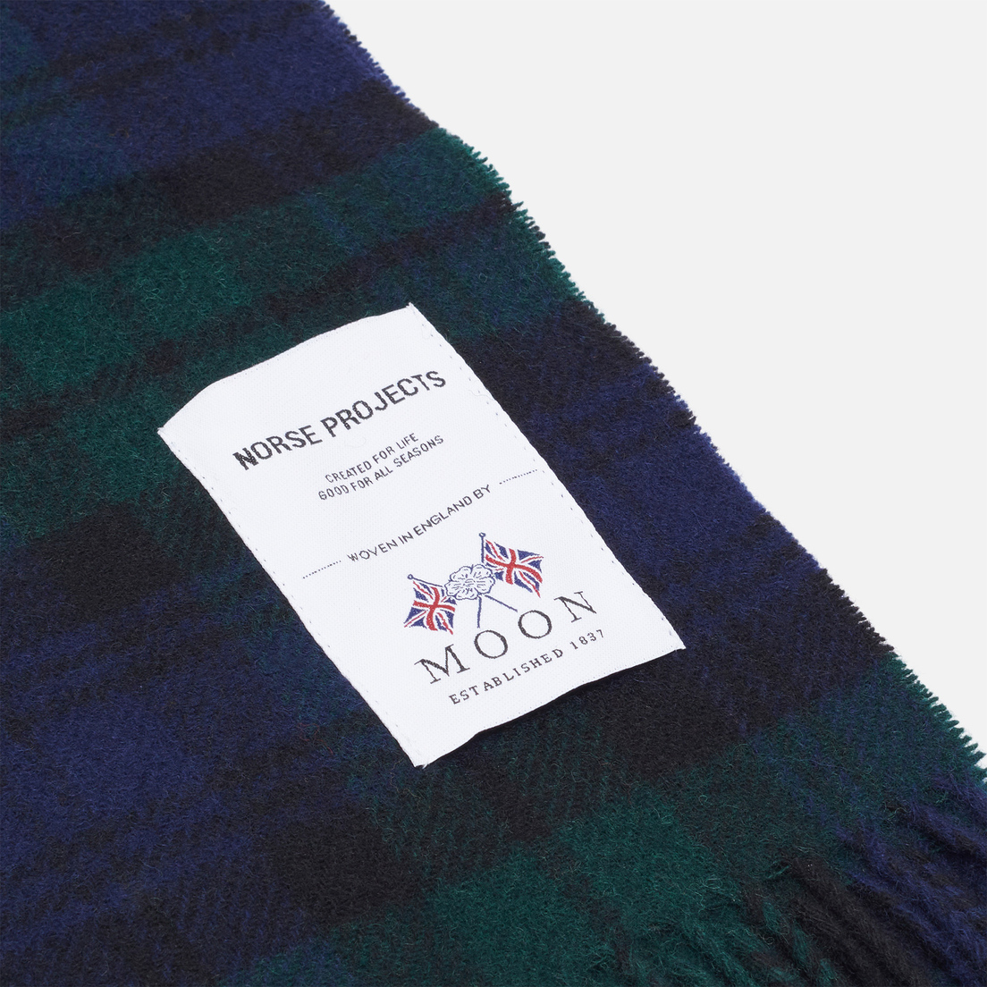 Norse Projects Шарф Moon Checked Lambswool