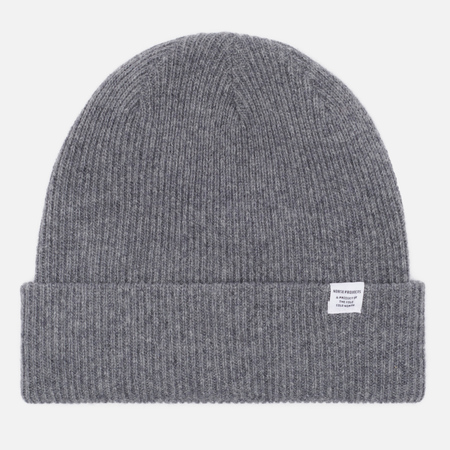 Шапка Norse Projects Norse Beanie, цвет серый