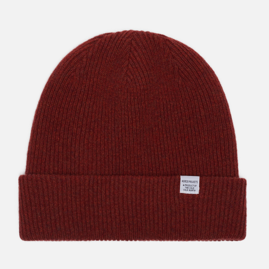 Шапка Norse Projects Norse Beanie Carmine Red