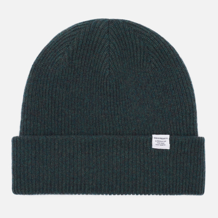 Шапка Norse Projects Norse Beanie, цвет зелёный