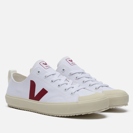 Мужские кроссовки VEJA Nova Canvas White/Marsala