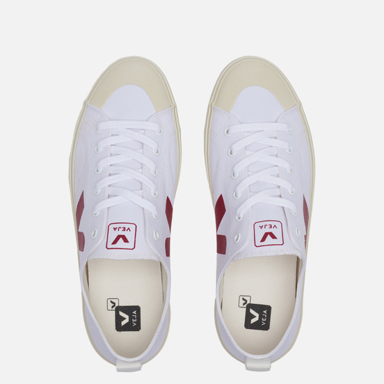 Мужские кроссовки VEJA Nova Canvas White/Marsala