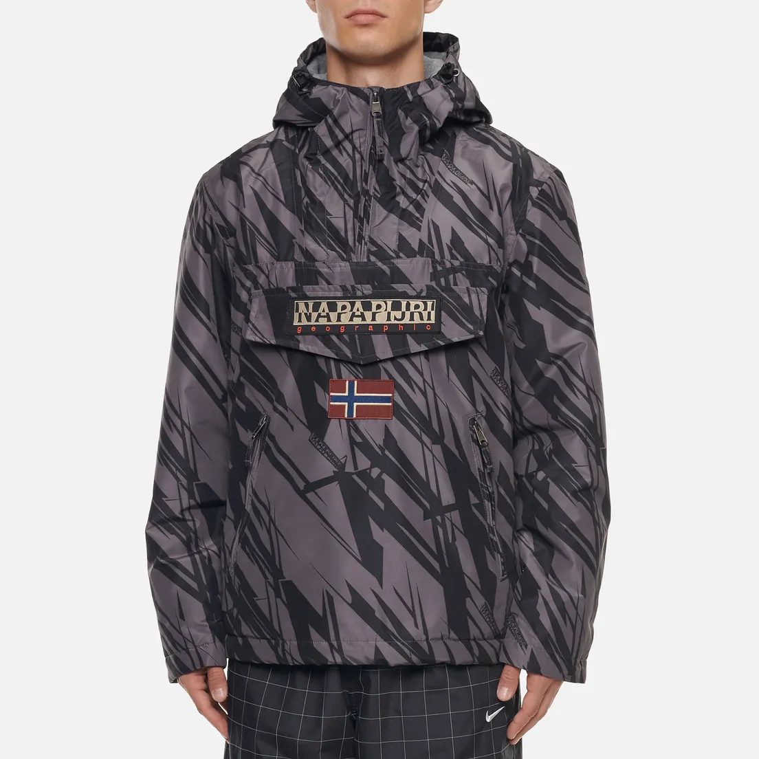 Napapijri Мужская куртка анорак Rainforest Pocket Print