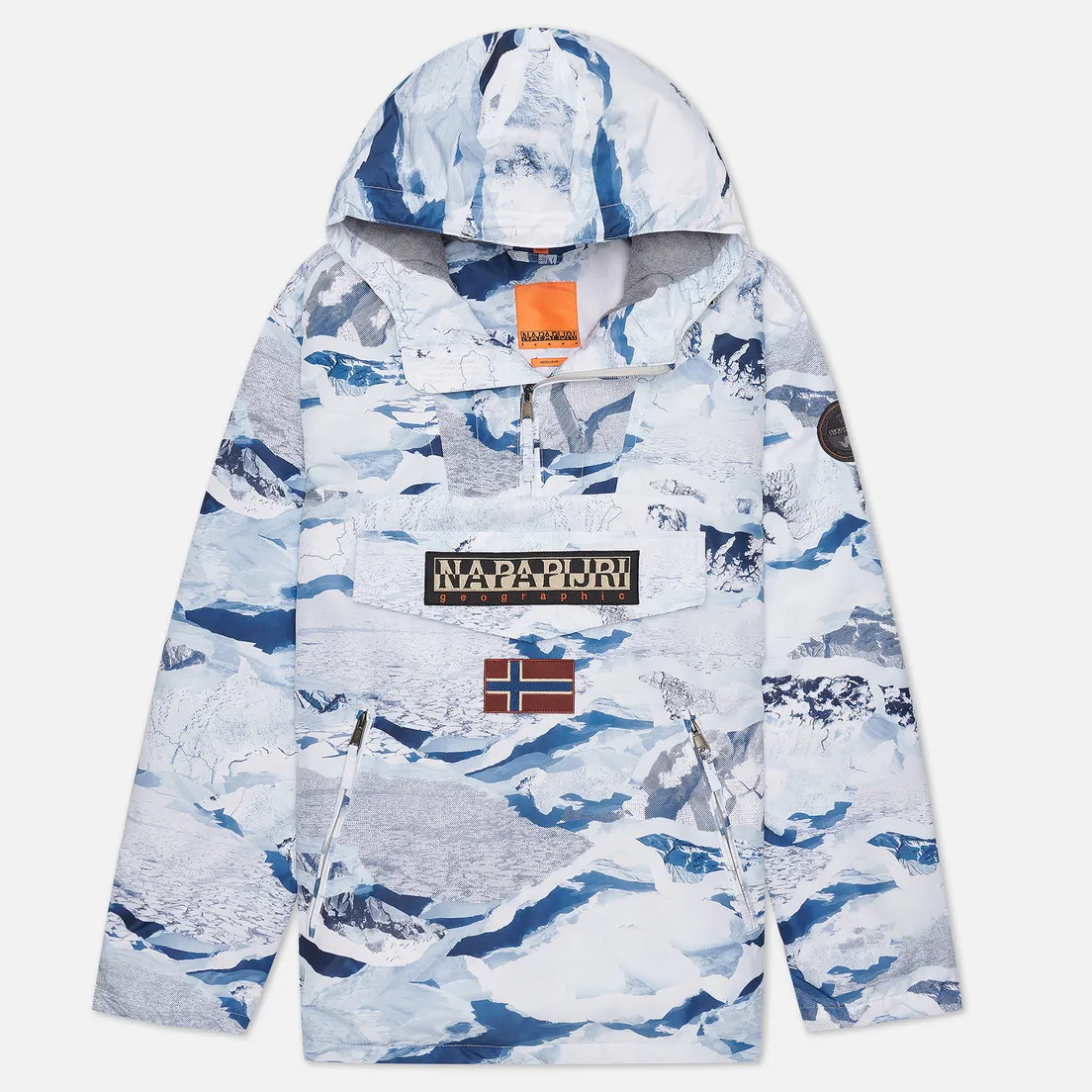 Napapijri Мужская куртка анорак Rainforest Pocket Print