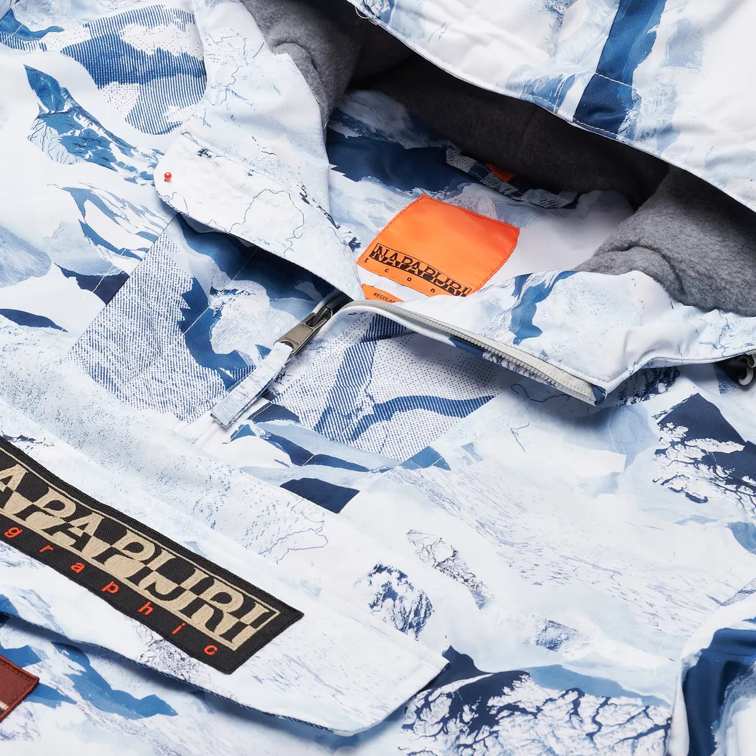 Napapijri Мужская куртка анорак Rainforest Pocket Print