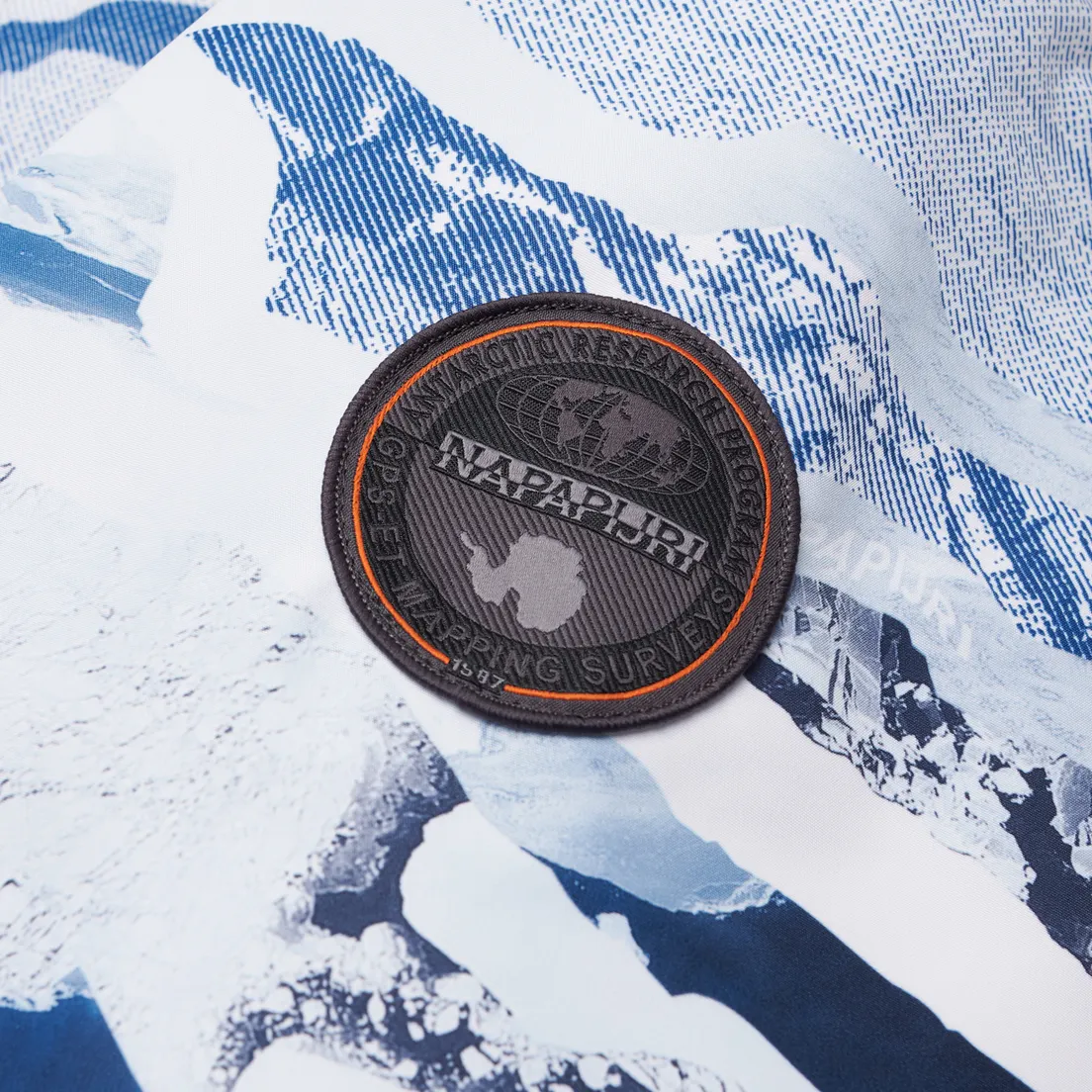 Napapijri Мужская куртка анорак Rainforest Pocket Print