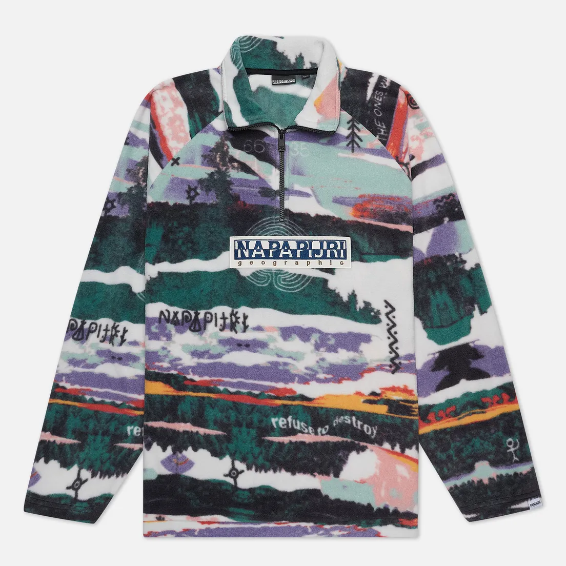 Napapijri Мужская толстовка Revontulet Micro Zip Fleece