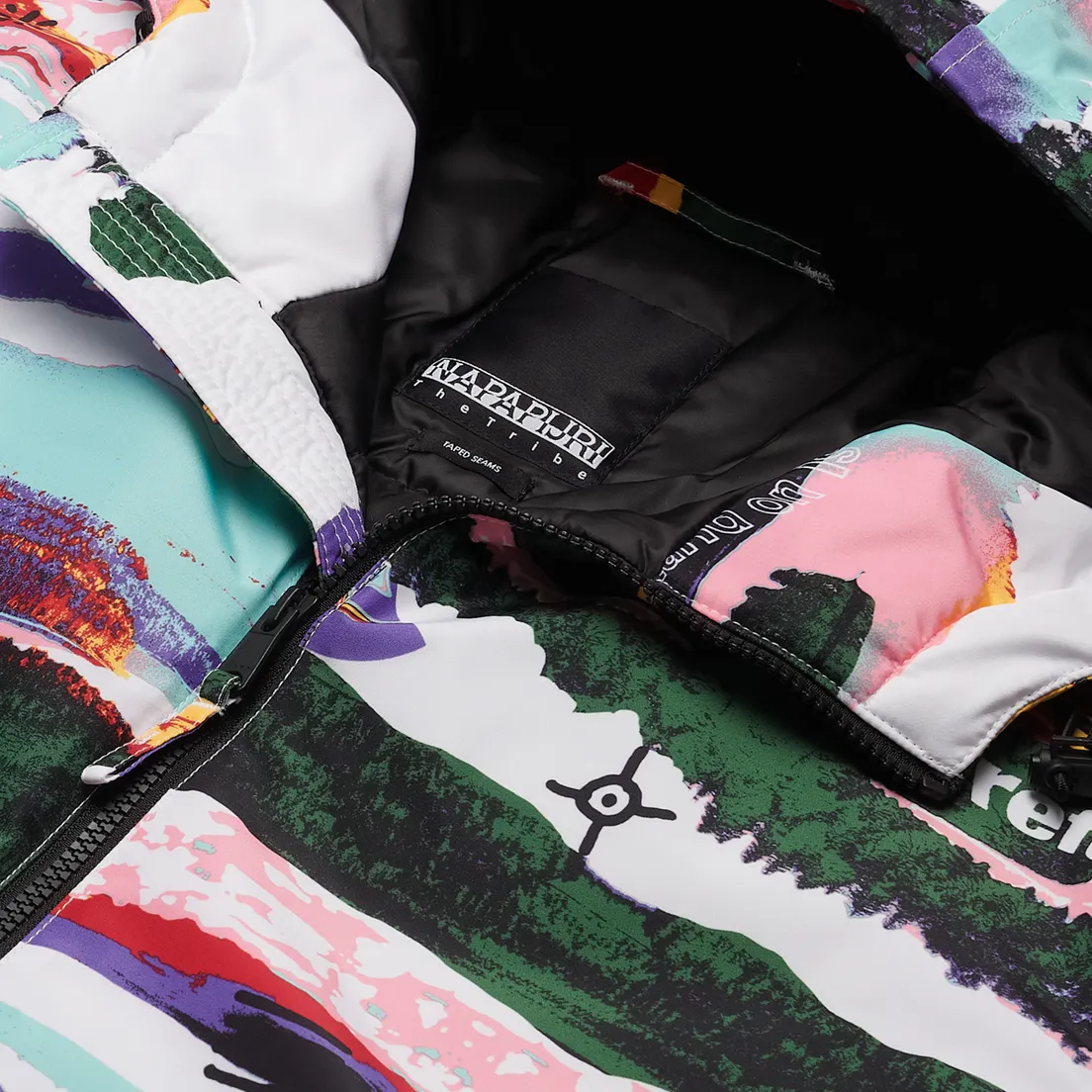 Napapijri Мужская куртка анорак Revontulet All Over Print
