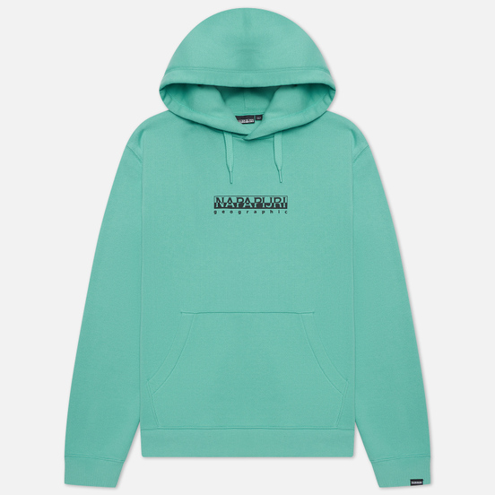 Мужская толстовка Napapijri Box Hoodie Green Dusty