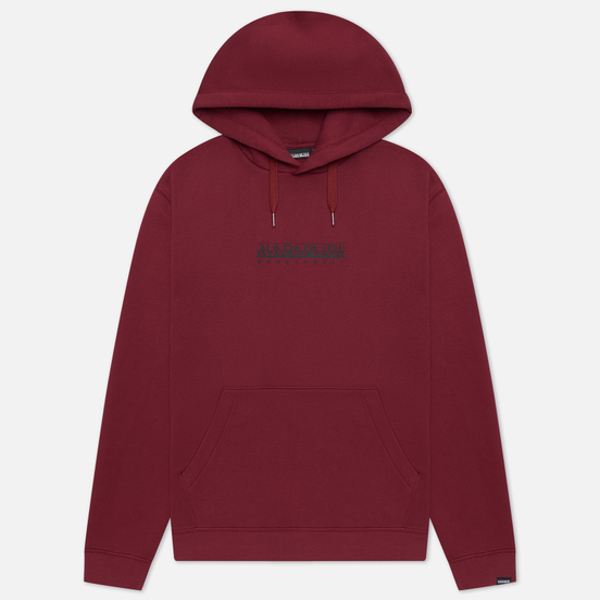 Мужская толстовка Napapijri Box Hoodie Vint Amaranth