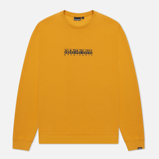 Мужская толстовка Napapijri Box Crew Yellow Solar