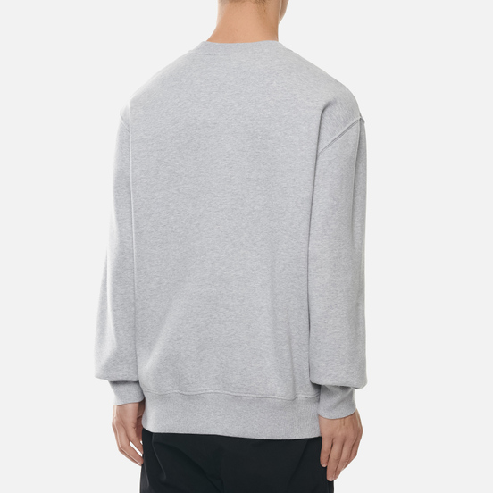 Мужская толстовка Napapijri Patch Crew Light Grey Melange