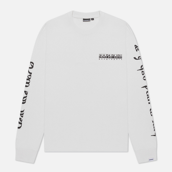 Мужской лонгслив Napapijri Tunturi Bright White