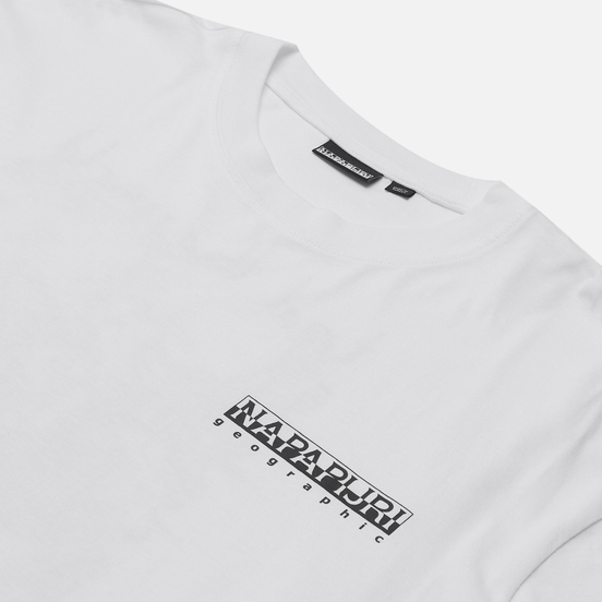 Мужской лонгслив Napapijri Tunturi Bright White