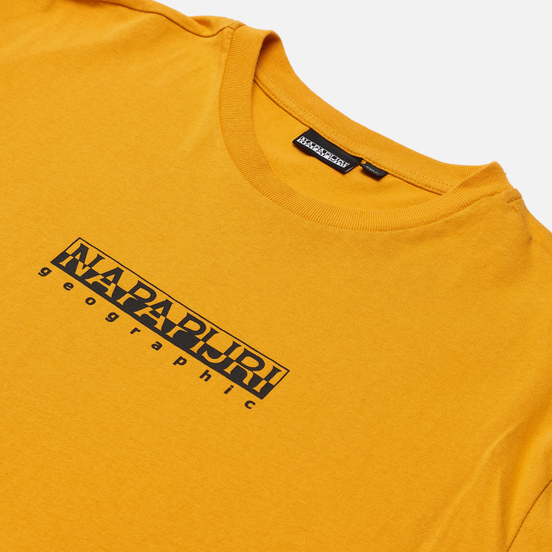 Мужская футболка Napapijri Box Yellow Solar
