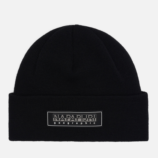 Шапка Napapijri Patch Beanie Black