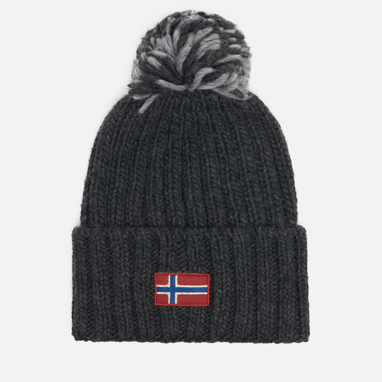 Шапка Napapijri Semiury Wom 1 Dark Grey Melange