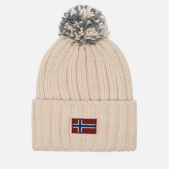 Шапка Napapijri Semiury Wom 1 Whitecap/Gray